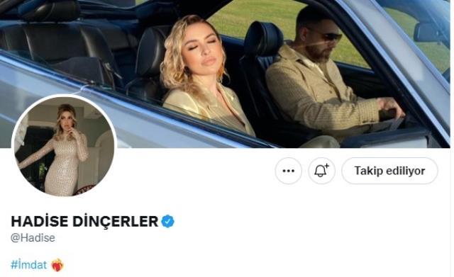 Nisan ayında evlenen Hadise, sosyal medya hesaplarına 'Dinçerler' soyadını ekledi