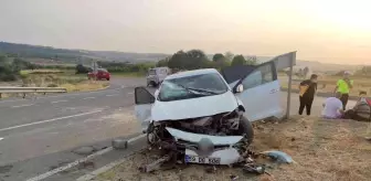 Son dakika haber: Tekirdağ'da trafik kazası: 5 yaralı