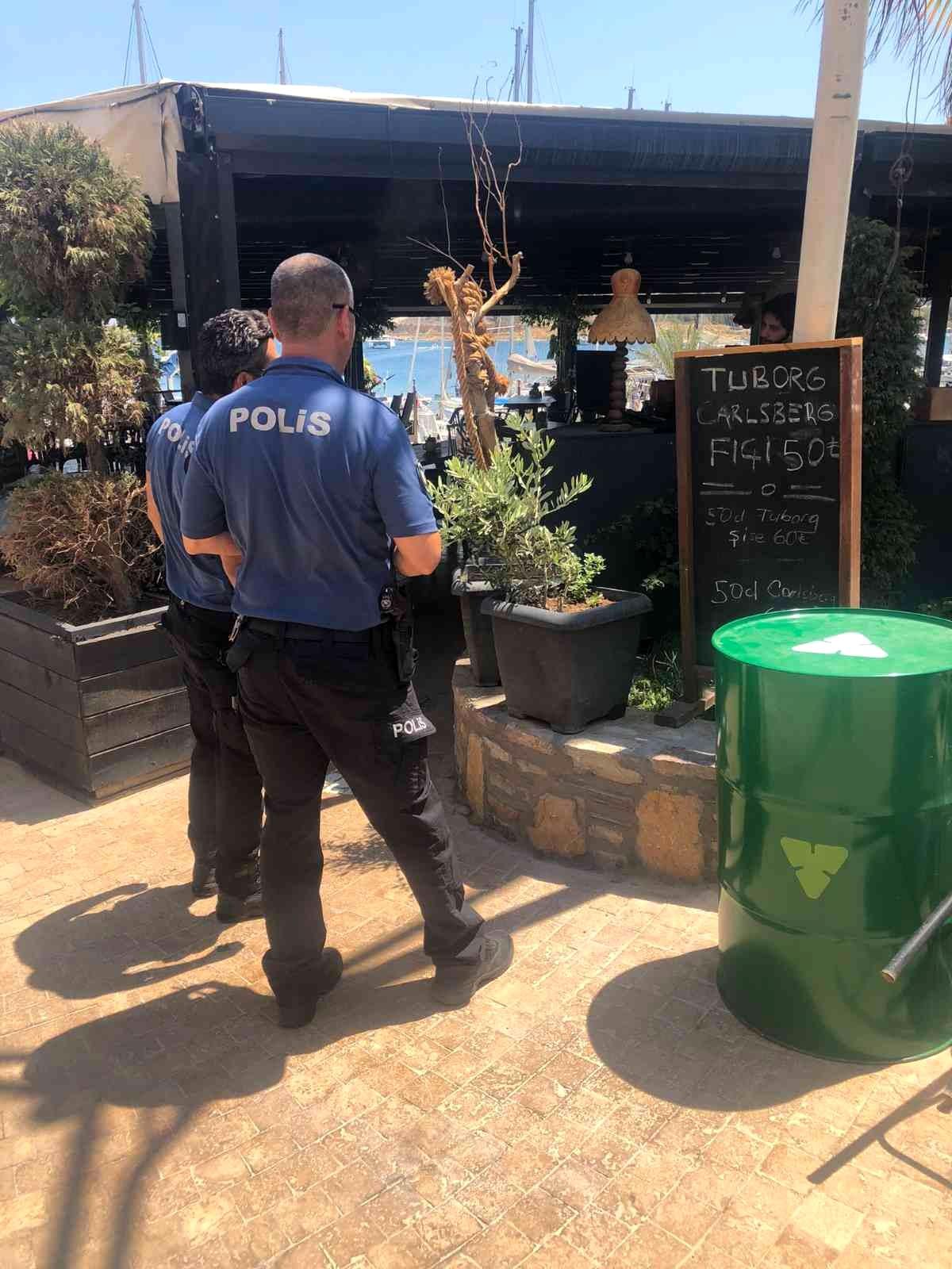 Datça'da kaçak içki denetimi