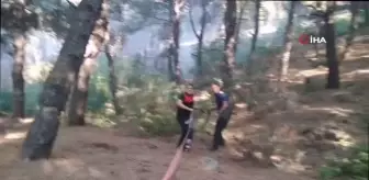Son dakika haber | Vali, Keşan'daki orman yangını bölgesinde incelemede bulundu