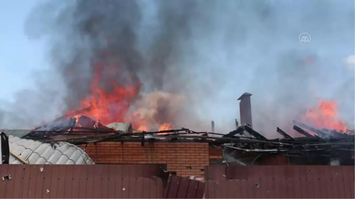 Ukrayna'nın Bahmut kenti Rus güçlerince vuruldu