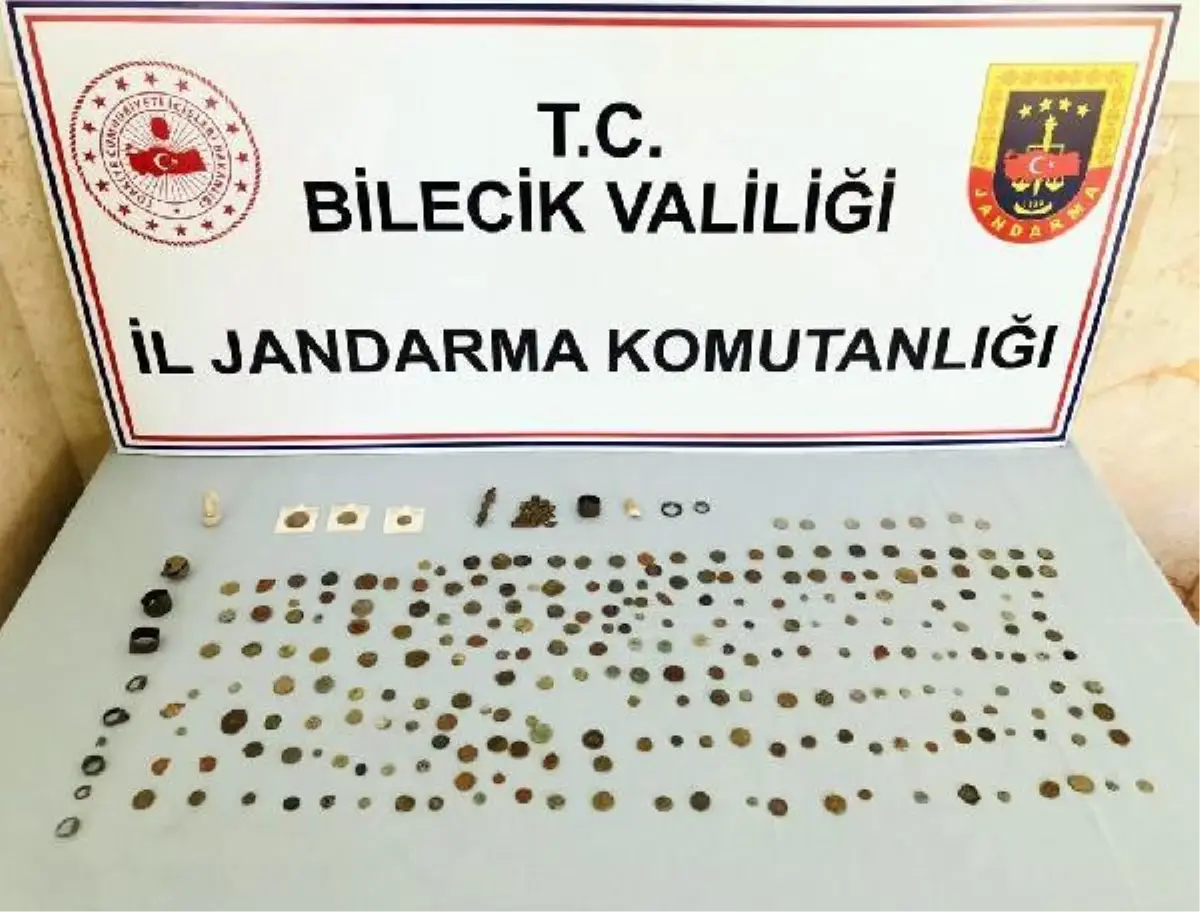 Son dakika haberleri | Bilecik'te 262 sikke ele geçirildi; 4 gözaltı