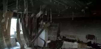 Horasan'da ev yangını: 1 yaralı