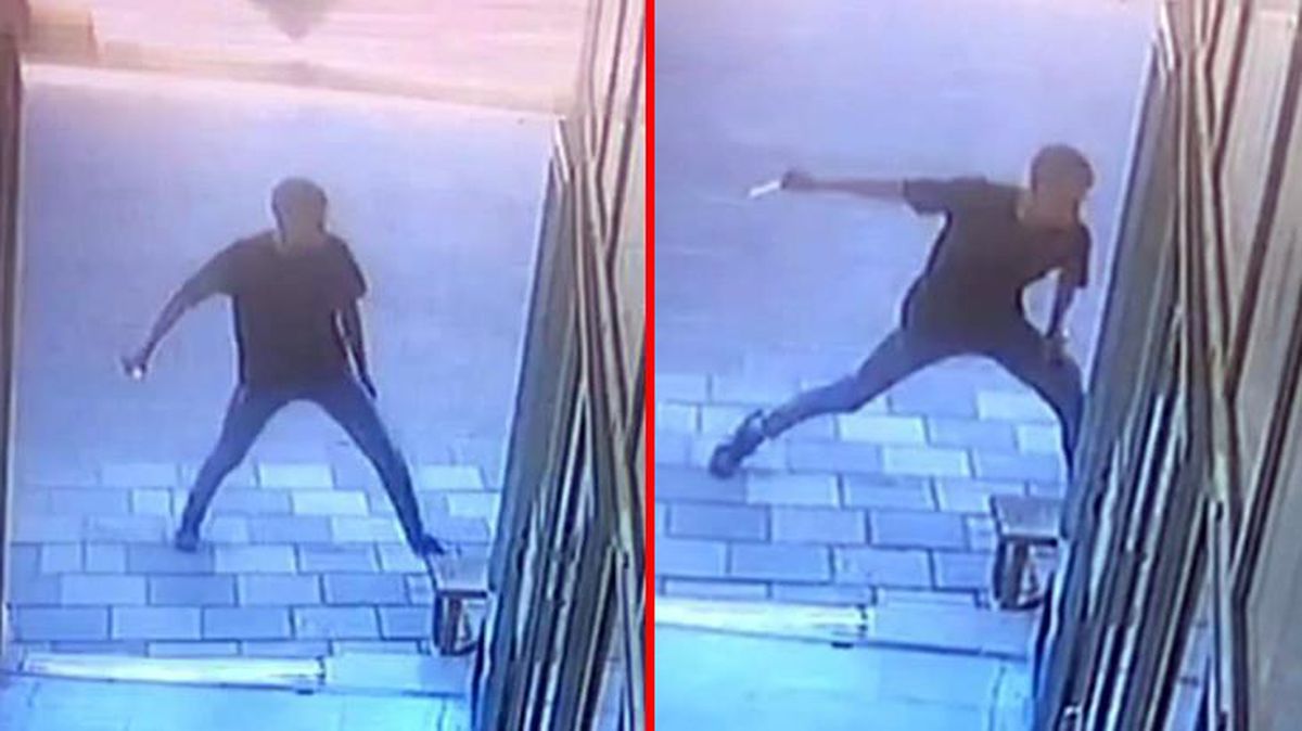 İşyerinin önünde oturan husumetlisini böyle bıçakladı! O anlar kamerada