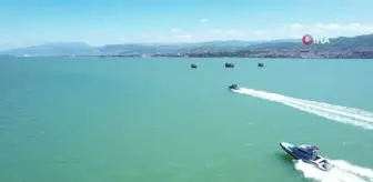 Kaçak midye avcılarıyla mücadele, aksiyon filmlerini aratmadı