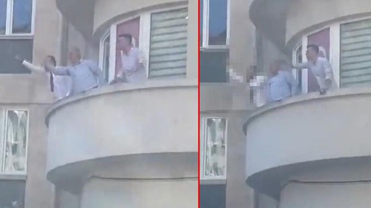 Türk-İş üyeleri, kapılarına çelenk bırakan protestocu işçilere el hareketi yapıp küfretti