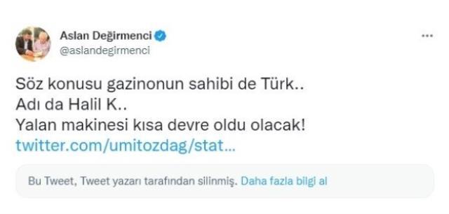'Türklerin giremediği gazino' iddiası asılsız çıkan Ümit Özdağ paylaşımını apar topar sildi