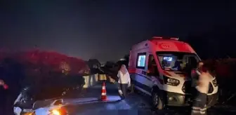 İzmir'de motosiklet devrildi: 1 ölü, 1 yaralı