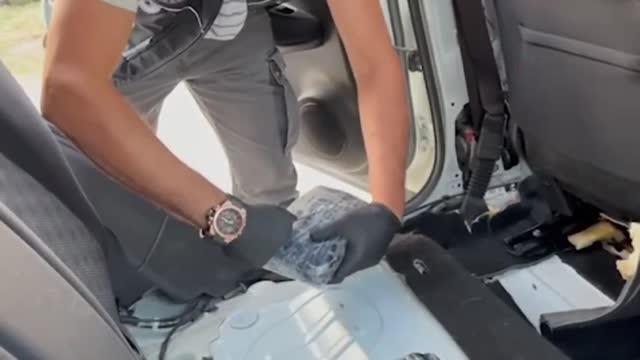 Koltuğun altında 9 milyon değerinde uyuşturucu ele geçirildi