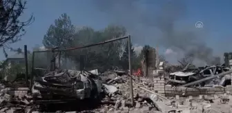 KRAMATORSK - Donetsk'in Ukrayna hakimiyetindeki şehirleri saldırı altında