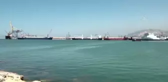 İzmir haber... TRABLUSŞAM - Suriye rejimi bayraklı tahıl yüklü geminin limanımıza demirlemesinden dolayı uyarı aldık