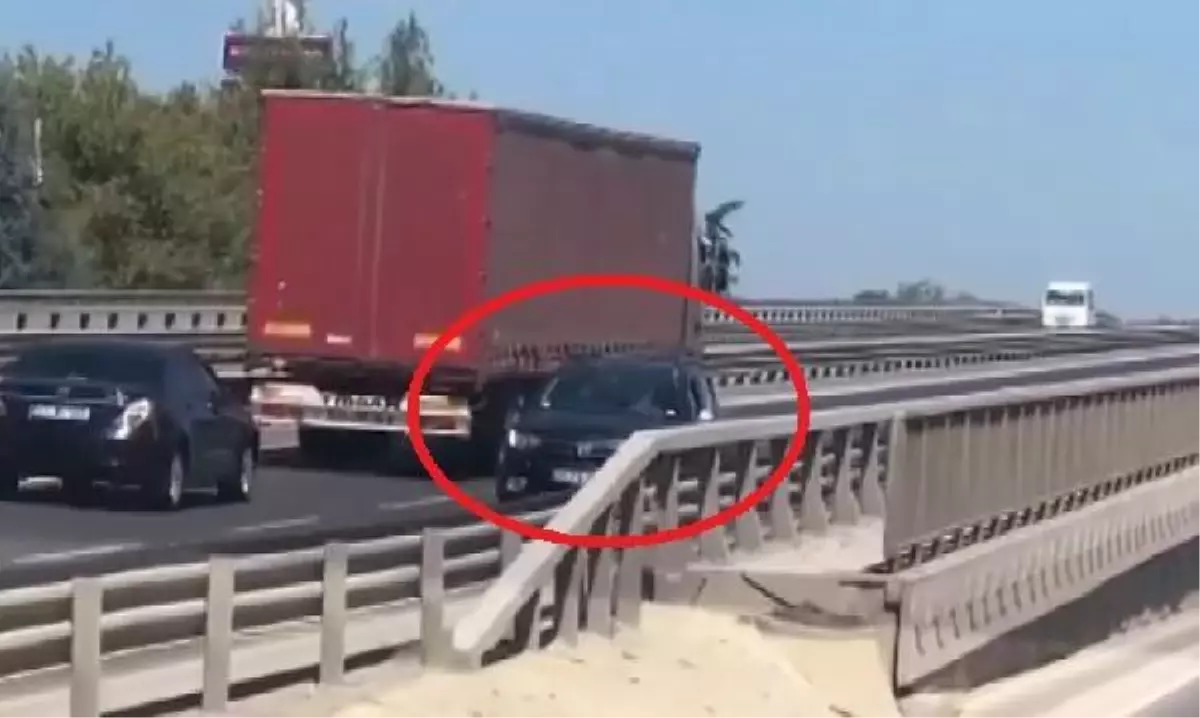 Trafikte geri geri 12 kilometre giden sürücüye 1.742 TL ceza