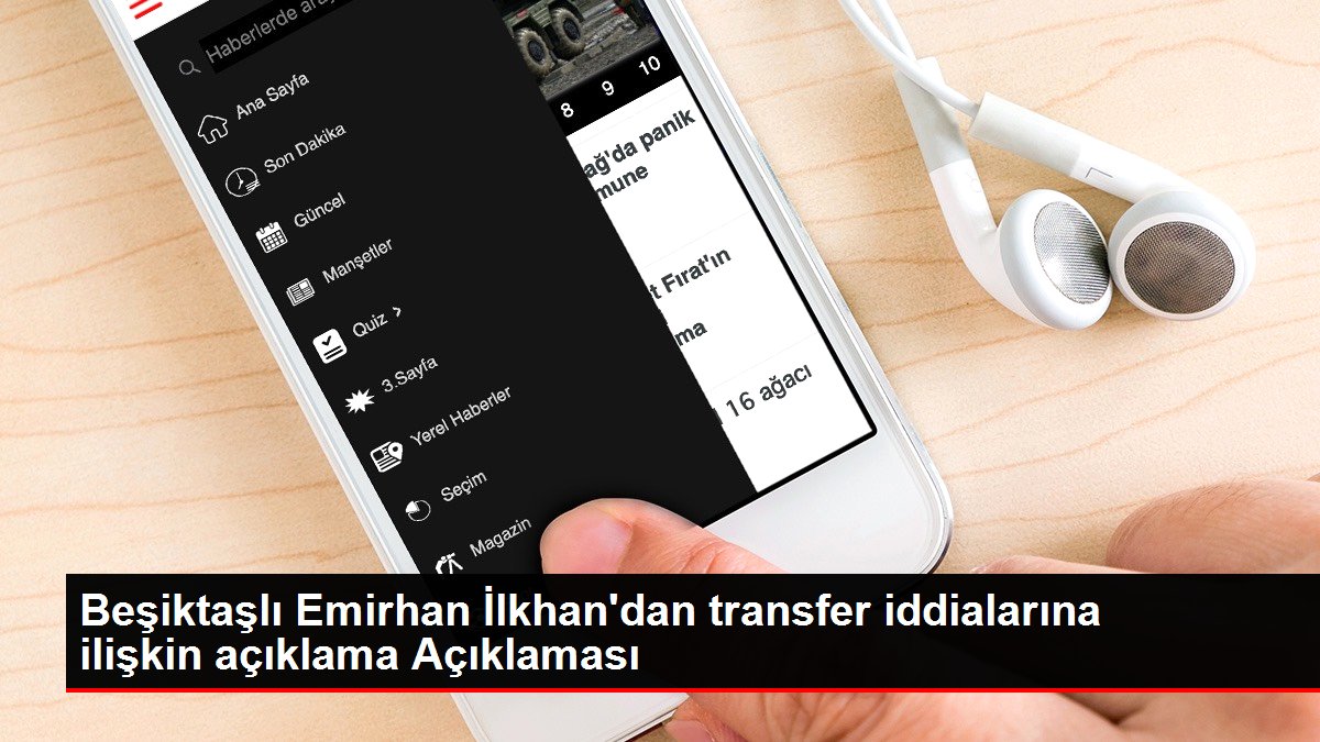 Beşiktaşlı Emirhan İlkhan'dan transfer iddialarına ilişkin açıklama Açıklaması