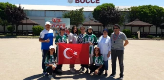 Alaçamspor bocce takımı Türkiye'yi temsil edecek