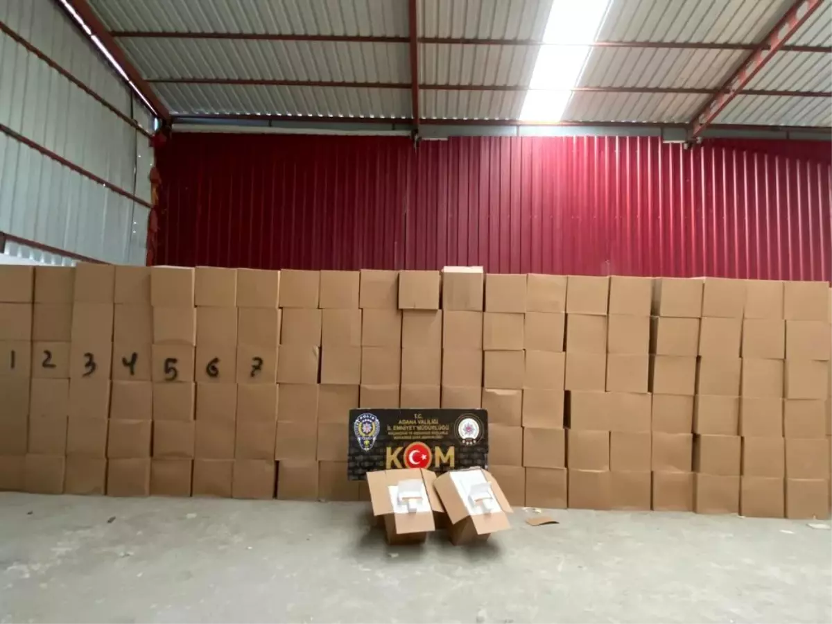 Son dakika haber... Bakan Soylu, 39 milyon boş makaron ele geçiren Adana polisini tebrik etti