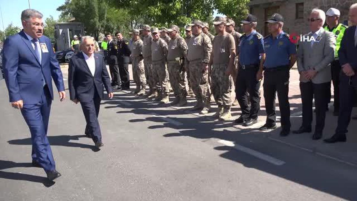 Kalp krizi sonucu vefat eden polis için tören düzenlendi