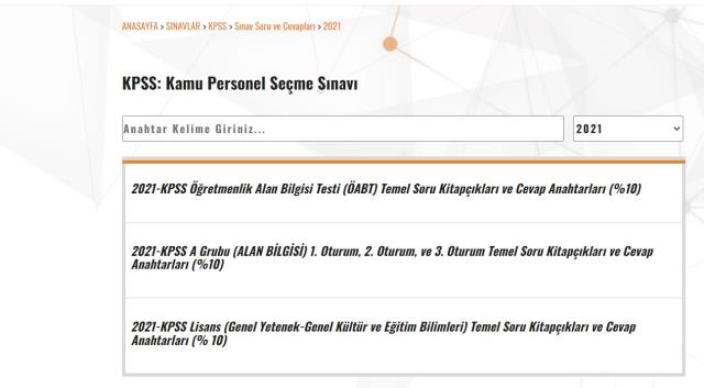 KPSS lisans soruları! KPSS lisans 2022 soru ve cevapları açıklandı mı?