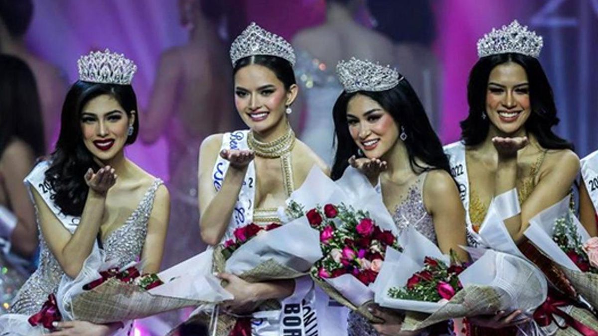 Filipinler'de Binibining Pilipinas 2022 Güzellik Yarışmasının Taç Giyme Töreni Düzenlendi