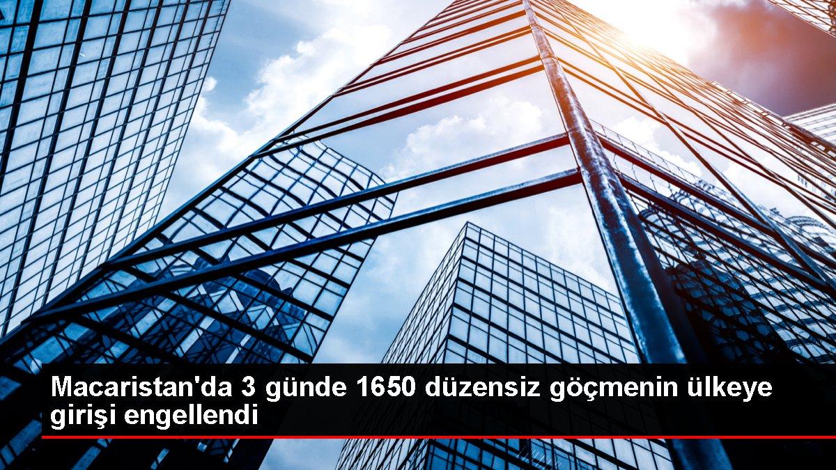 Macaristan'da 3 günde 1650 düzensiz göçmenin ülkeye girişi engellendi
