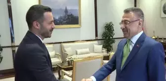Cumhurbaşkanı Yardımcısı Oktay, TÜİK Başkanı Çetinkaya'yı kabul etti
