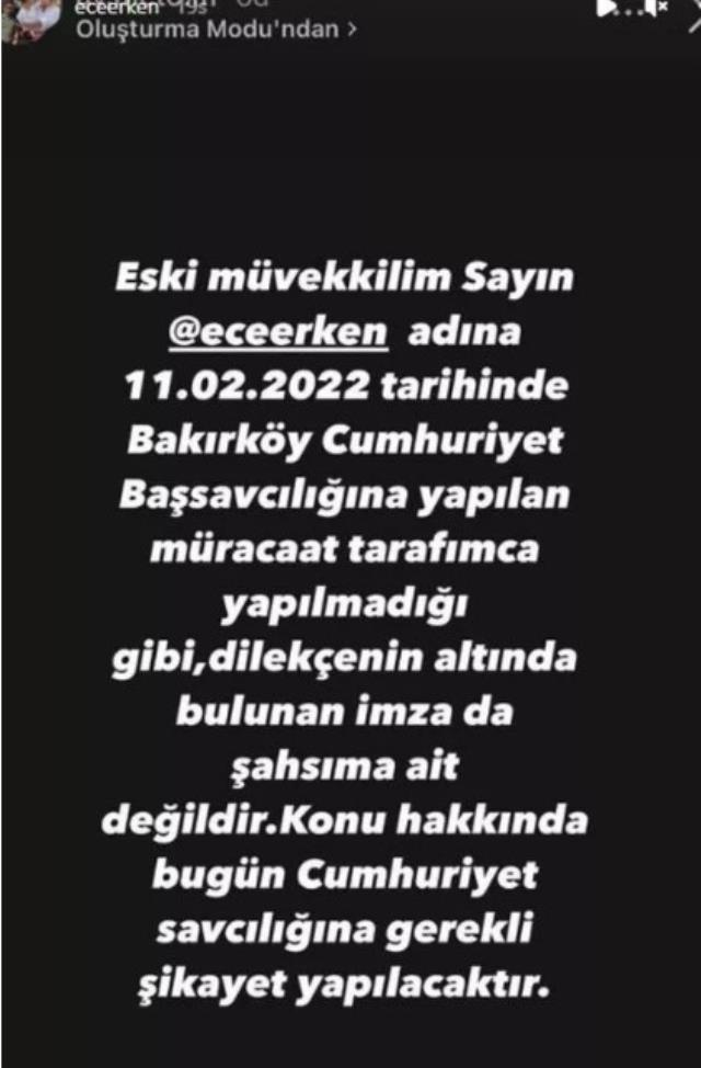 Ece Erken... SAHTE İMZA ŞOKU, KOCASININ ESKİ EŞİNİ MAHKEMEYE VERİYOR!