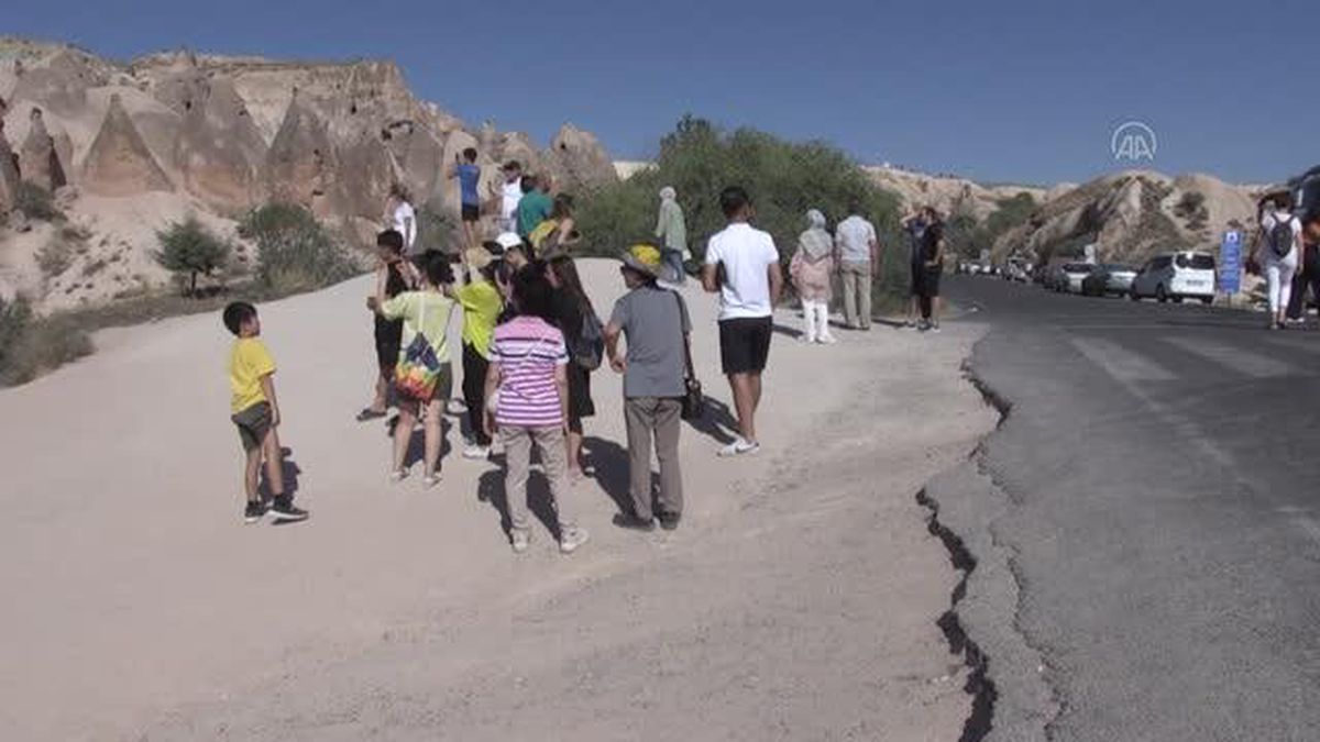 Kapadokya'da 'eyyam-ı bahur' sıcakları bunaltıyor
