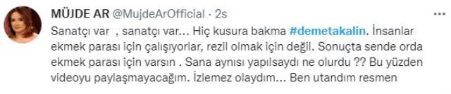 Müjde Ar, garsonun başından aşağı içki döken Demet Akalın'a öfke kustu: Ben utandım Müjde Ar, garsonun başından aşağı içki döken Demet Akalın'a öfke kustu: Ben utandım