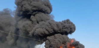 Son dakika haberi | Aydın'da, sanayi sitesinde çıkan yangında 2 ton plastik boru kül oldu