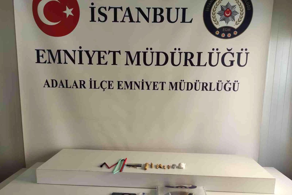 Büyükada'da 3 adrese eş zamanlı uyuşturucu operasyonu