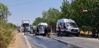 İzmir 3. sayfa haberi: İzmir'de iki otomobilin çarpıştığı kazada can pazarı: 1 ölü, 8 yaralı