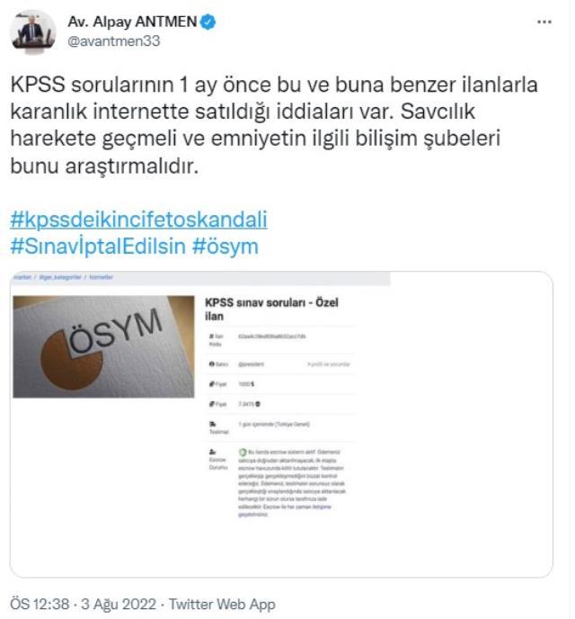 KPSS soruları internetten bin dolara mı satıldı? Bomba iddia Meclis gündeminde