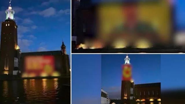 Terör örgütü YPG/PKK yandaşları İsveç parlamentosu önünde gösteri düzenledi