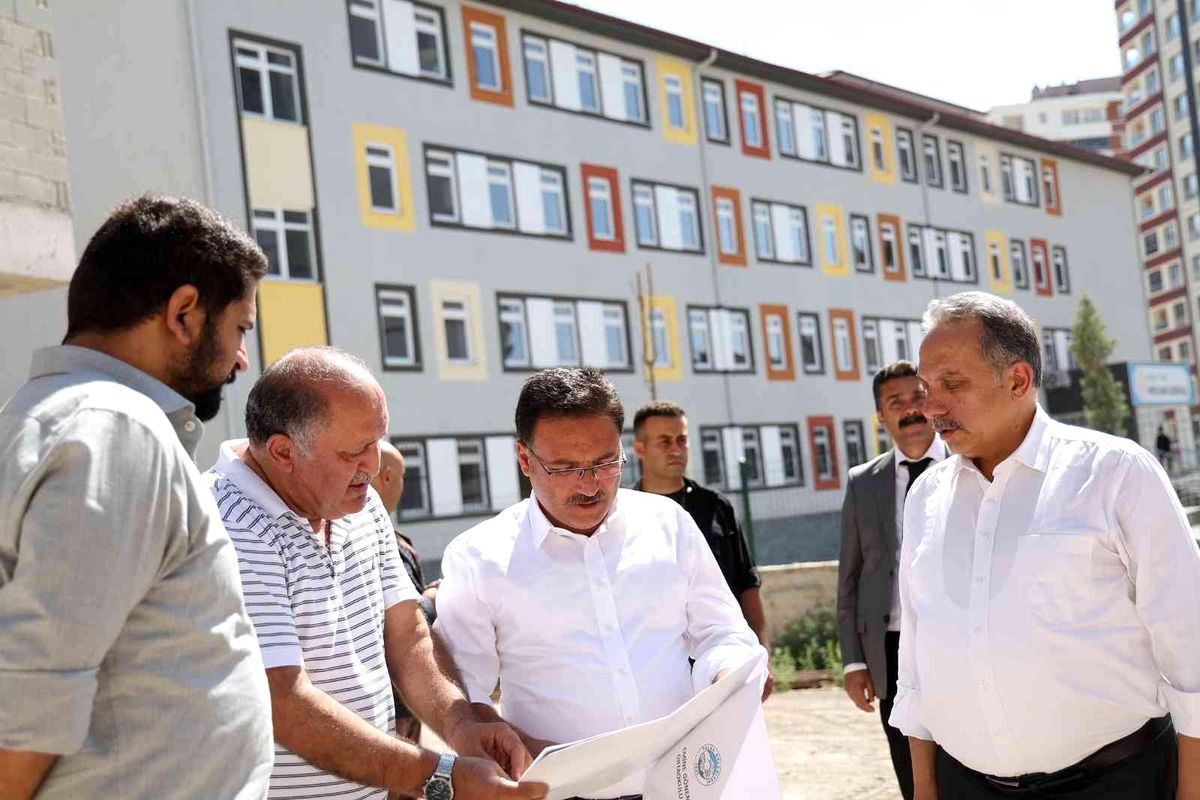 Vali Çiçek ve Başkan Yalçın'dan yatırım turu