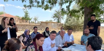 Kırşehir haber | Kırşehir'de AK Parti heyeti köylerde muhtarlar ve çiftçilerin taleplerini dinledi