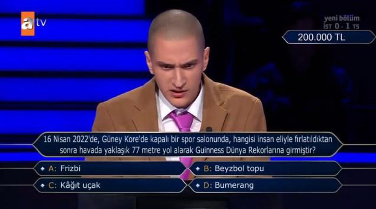 (16 Nisan 2022'de, Güney Kore'de kapalı bir...) Kim Milyoner Olmak İster 5 Ağustos Sorusu Cevabı Nedir? Kim Milyoner Olmak İster 200 Bin TL'lik soru!