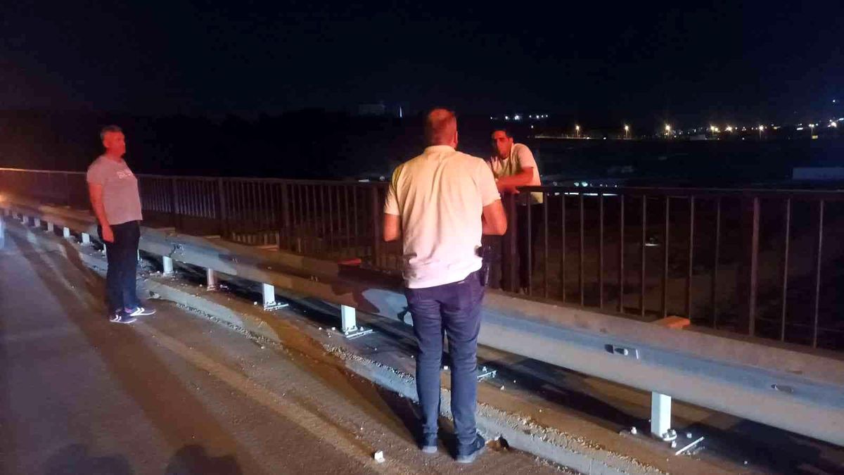 Dolandırıldığını iddia ederek köprüden atlamak istedi