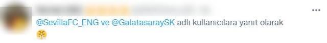 Sevilla, paylaşımında 3 futbolcunun adını yazarak Galatasaray'a teşekkür etti! Taraftar çılgına döndü