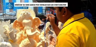 Video: Hindistan'ın Maharaştra Eyaletinde Tanrı Ganesh Putu Yapanlar Bu Yıl Kar Etmeyi Umuyor
