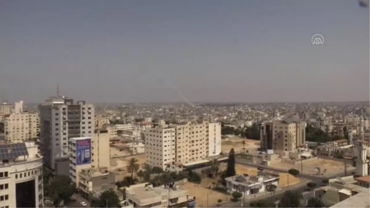 Demir Kubbe hava sistemleri Gazze'den atılan roketlere karşı ateşlendi