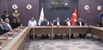 Adana haber... AK Parti Sözcüsü Çelik, Sarıçam Belediyesi ziyaretinde konuştu