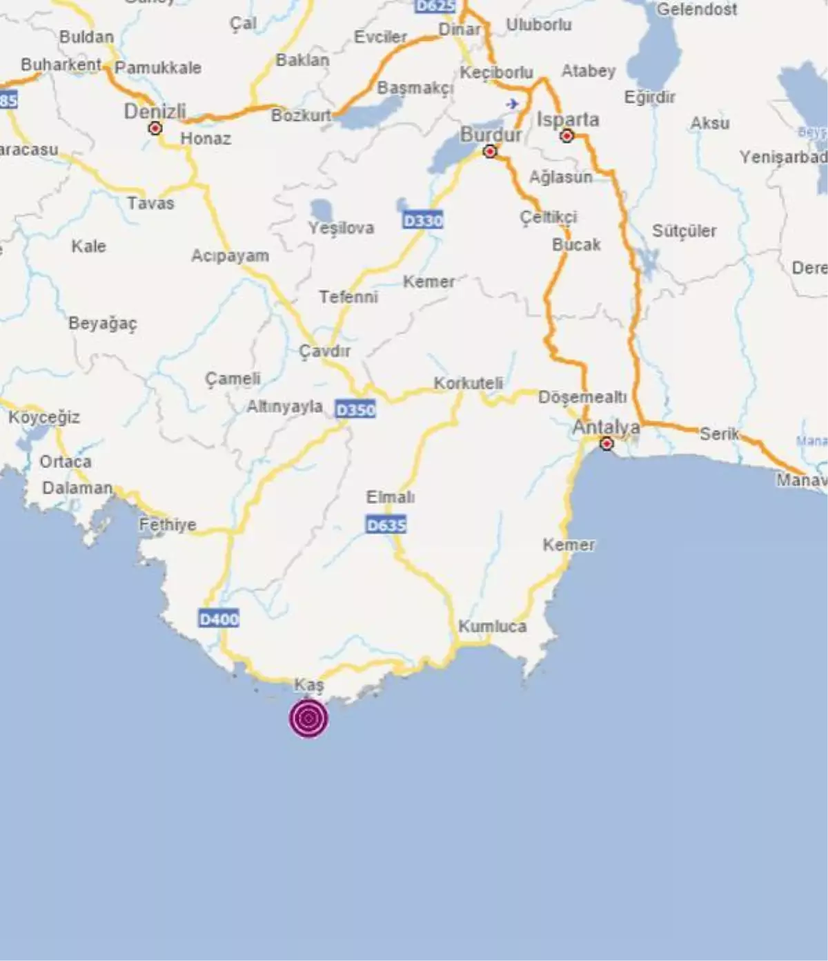 Antalya haber: Antalya açıklarında 4.1 büyüklüğünde deprem