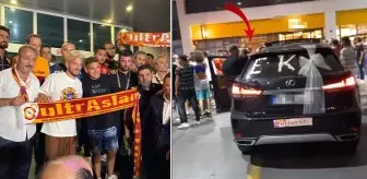 Düğünden dönen damat, gelini bırakıp futbolcu karşılamasına gitti! Herkes bu videoyu konuşuyor