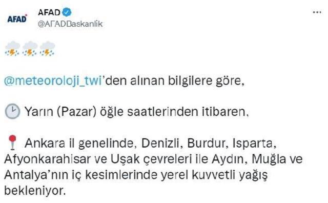 Meteoroloji'den 10 ile sarı kodlu uyarı: Sel ve su baskınları olabilir