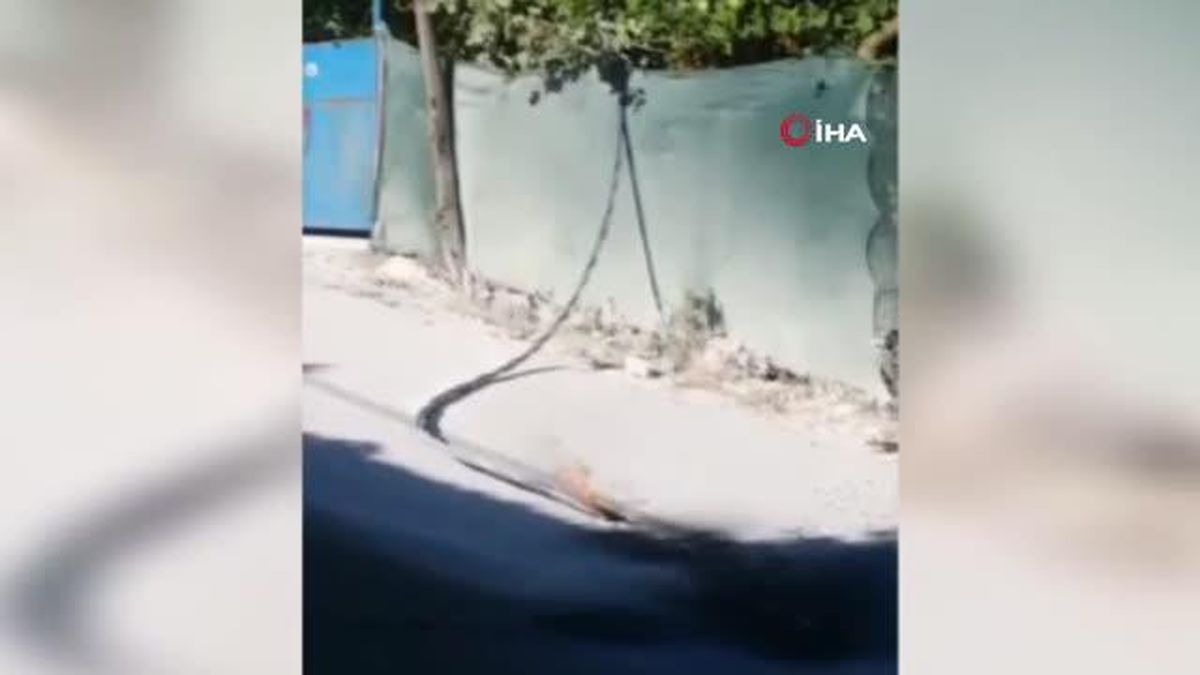 Sultangazi'de patlayan elektrik kabloları tehlike saçtı