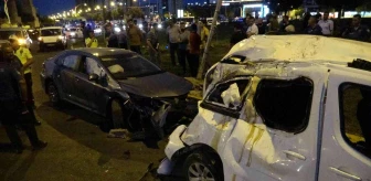 Diyarbakır haberleri | Diyarbakır'da otomobil takla atıp başka bir aracın üzerine düştü: 4'ü çocuk 10 yaralı