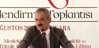 Milli Eğitim Bakanı Özer: '(Kovid-19 sürecinde mesleki eğitim) Bu süreç mesleki eğitimin ne kadar kritik olduğunu bize öğretti'