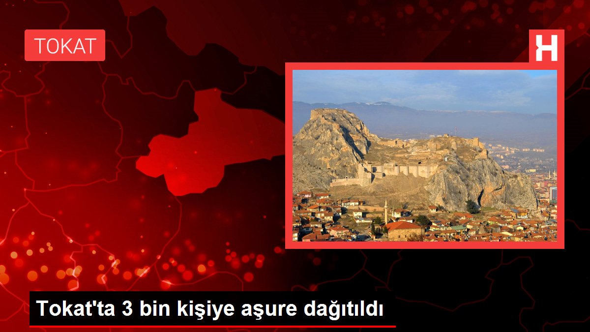 Tokat haberi | Tokat'ta 3 bin kişiye aşure dağıtıldı