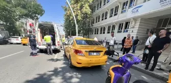 Ankara gündem haberleri | Ankara'da taksiye arkadan çarpan motosikletli kurye yaralandı