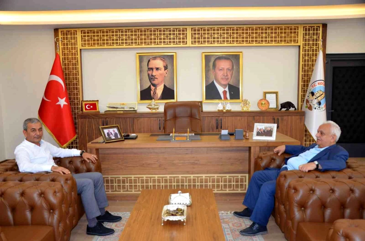 Başkan Kaplan, Kültür ve Turizm Eski Bakanı Atilla Koç'u ağırladı