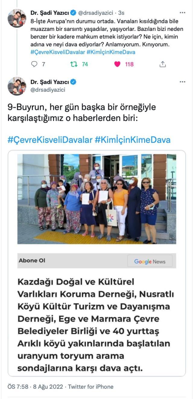 Başkan Yazıcı: Türkiye'nin enerji çalışmalarına karşı gelmek bu ülkeye yapılmış en büyük ihanettir